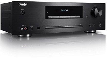Teufel Kombo 62 CD-Receiver Kraftvoller Stereo-CD-Receiver Verstärker mit Bluetooth DAB+ Schwarz