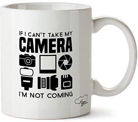 Hippowarehouse If I Can't Take My Camera I'm Not Coming Printed Mug Cup Ceramic 10oz
