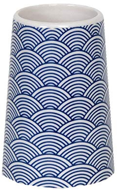 MSV Zahnputzbecher Bento, Keramik, Weiß, 30 x 20 x 15 cm
