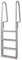 Festnight Steg-/Poolleiter 4-stufig Aluminium 167 cm