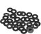 sourcing map 30 Stück Gummi Unterlegscheiben Flache Unterlegscheiben Schwarz 13mm AD 6mm ID 16mm Dick Distanzhülsen Dichtungsringe Beilagscheiben für Wasserhahn Rohr Wasserschlauch