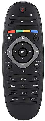 Télécommande Universelle pour téléviseur, Télécommande Audio pour téléviseur de Remplacement Contrôleur Universel pour TV/DVD/AUX