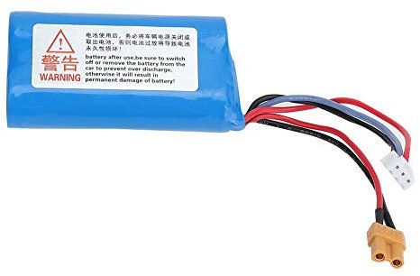 Batterie de Voiture RC, 7.4V 2000mAh Accessoire de Batterie au Lithium de contrôle à Distance pour véhicule de Voiture RC Truck Heli Airplane HUINA 1580 Excavator Engineering Vehicle