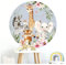 Little Deco Wandtattoo Kinderzimmer Wandbild 120 cm Wandsticker für Kinder Waldtiere Bär Indianer Wanddeko Spielzimmer Wandaufkleber selbstklebend rund DL560