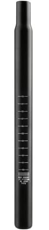 TRIWONDER Fahrrad Sattelstütze 25.4/27.2/28.6/30.4/30.8/31.6mm, Aluminium Sattelstange 350mm Länge für MTB BMX E-Bike Rennrad Trekkingrad (01 Schwarz, 28,6 mm)