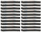 Fdit 20 cintas de lija de 520 x 20 mm, óxido de aluminio, medio, metal, rollos de papel de lija, herramienta de rebabas para lijadora de banda (80#)