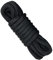 Double Braided Nylon Dock Lines Rope Boat Ropes Mooring Line with Pre-Spliced 12 Loop for Boats Docking Pontoon Boating Accessories, Black