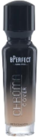 BPerfect Chroma Cover Mattierende Grundierung – Flüssiges Gesichts-Make-up mit Hyaluronsäure und Vitamin E – Weiches mattes Finish – 30ml – Shade 18 - W7 Medium Warm Golden Olive
