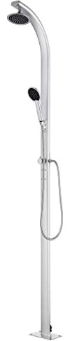 INLIFE Gartendusche 215 cm Aluminium