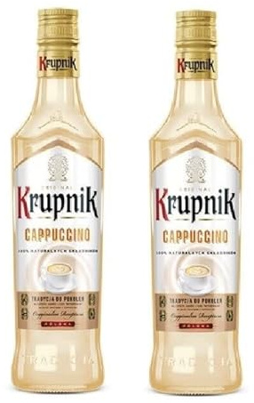 2 Flaschen Krupnik Cappuccino Likör a 500 ml 16% vol.