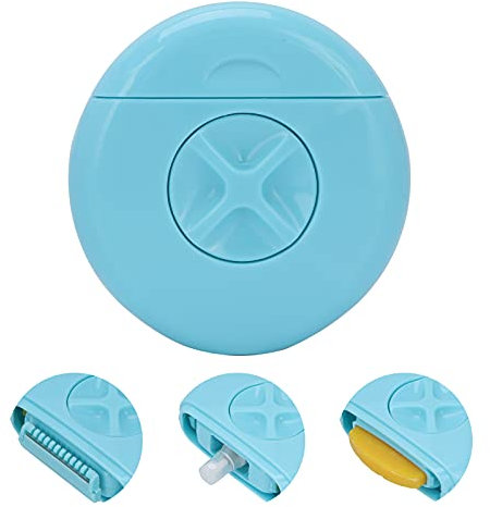 Outil D'épilation, Rasoir Manuel 3 en 1 pour Femmes, Tondeuse à Cheveux Portable, Outil D'élimination des Cheveux en ABS pour la Maison, Les Voyages, Les Poils du Corps des Femmes (Bleu)