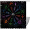 Rideau de douche personnalisé Astrologie Love Chart Geek Zodiac