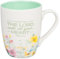 Christian Art Gifts Ceramic Coffee and Tea Mug for Women: Trust in the Lord - Proverbs 3:5-6 Inspirational Bible Verse, Multi-floral, Lime Green, 12 oz.