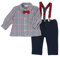 Chicco Completo Due Pezzi: Felpa E Pantaloni, T-shirt Bimbo 0-24, Blu (2), 9 mesi