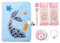 Cute Notepad Cartoon Notebook, Plush Diary with Lock and Keys Journals for Study Notes Fun Writing Drawing Scratch Pads Kawaii School Supplies for Girls Boys Kid and Teacher 160 Pages (Blue Fish)