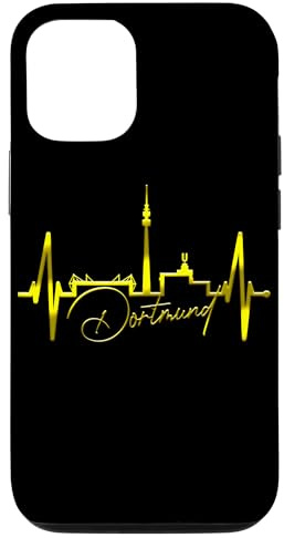 Dortmund Herzschlag Skyline Puls Ruhrpott I Love Dortmunder Hülle für iPhone 12/12 Pro