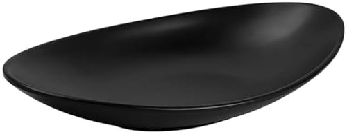 Alrens Schlüsselschale Schwarz, Oval Schlüsselschale,Schlüsselablage Schale, Schlüsselschale Kosmetiktablett, ingangsbereich Schale Tablett Dekoschale