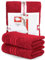 DecoHomeTextil Handtuch-Set 2 Handtücher in Bordeauxrot aus 100% Baumwolle, hochwertig, kuschelweich und saugstark