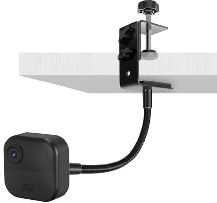 SUNNINGUP Blink Kamera Halterung für Blink XT/XT2, Flexible Halterung, Halterung Clip passend für Blink Mini/Mini 2/Outdoor, Kompatibel mit Eufy Cam 2C/2C Pro/3/3C, Arlo Pro 4/Pro 3/Pro 2, Arlo