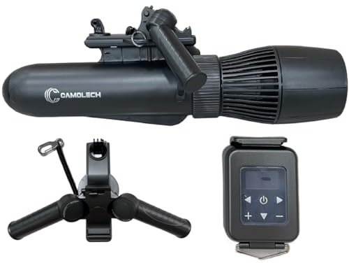 G Camolech Elektrischer 700W Unterwasser-Scooter 16000mAh Wasserscooter Bürstenloser Motor Sea Scooter für Erwachsene und Kinder, Schwimmen, Tauchen, Schnorcheln (CM7-1 16AH), Schwarz