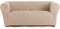 ECOMMERC3 | Sofabezug für 2-Sitzer, sehr elastisch, für Chester und Klippan, Beige, täglicher Schutz und Passform