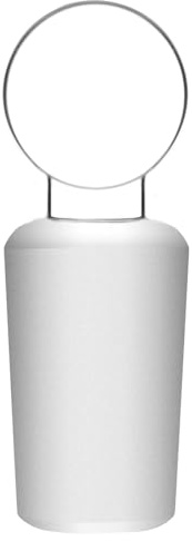 stonylab Bouchon Solide en Verre, 1-Pack Bouchon en Verre de Borosilicate pour Joint Extérieur 24/40, Résistant aux Produits Chimiques, Bouchon en Verre de Laboratoire pour Flacons et Contenants