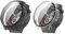 Mayfun 2 Piezas Funda Compatible con Huawei Watch GT 5 Pro / GT5 Pro 46mm Funda con Protector de Pantalla, Carcasa HD TPU, Anti-Arañazos, Fácil instalación - Transparente+Negro