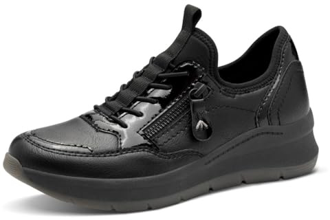 Jana Damen Sneaker flach mit Chunky-Sohle Vegan