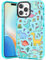 Kokaade for iPhone 12 Pro Case for Women Girls - Cute Kawaii Dinosaur Design Fashion Phone Cover Girly TPU Funda for iPhone 12Pro