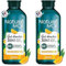 Naturé Moi - Gel Douche 3 en 1 Visage, Corps, Cheveux - Hydrate et Nourrit - À l'eau d'Orange Bio et à l'Eucalyptus de la Réunion - 95% d'Origine Naturelle - 250 ml - Fabriqué en France (Lot de 2)
