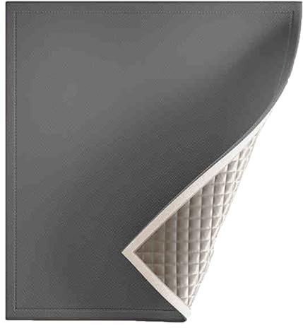 GBPLDMAQ Selbstklebende Fenster Dämmung, Verdunkelungsvorhang aus Dicker Baumwolle, Thermo Vorhänge Gegen Kälte und Hitze, Schallschutzvorhang(Gray,140x180cm/55x71in)