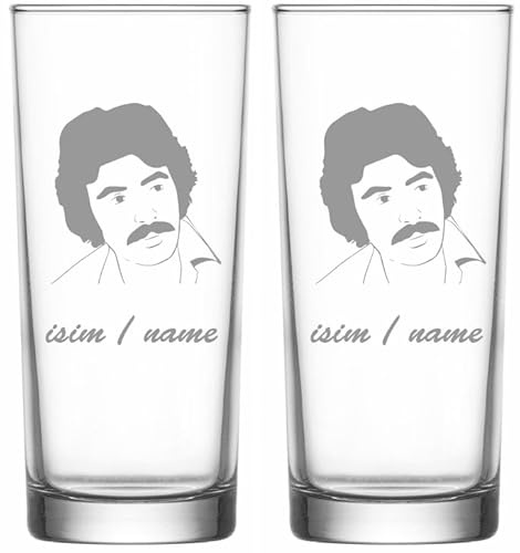 Ferdi Tayfur Raki Gläser mit Gravur Glas Raki Bardagi Bardak Rakigläser mit Name Isim isimli