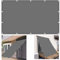 Voile d'ombrage Rectangulaire 150 x 450 cm Protection Solaire, Résistant Aux Intempéries, Toile Ombrage PES Résistant à l'eau avec Cordons et Oeillets pour Jardin, Pergola, Piscine, Gris Clair
