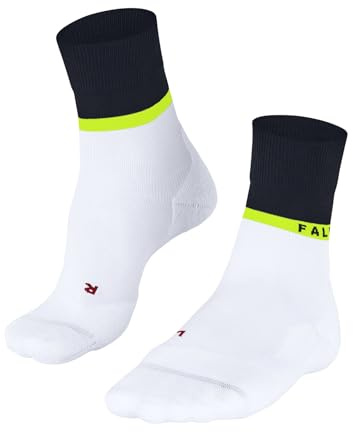 FALKE Herren Laufsocken RU4 Endurance Compressiion M So Baumwolle Funktionsmaterial mit Kompression 1 Paar, Weiß White 2006, 42-43
