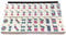 Amerikaner Mahjong Set 166 Fliesen Mahjong Sets Mah Jong Game Set mit Tasche leicht zu tragen gravierte Fliesen Mah Jong perfekt für soziale Versammlungen