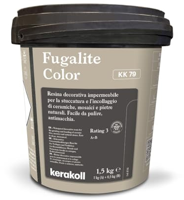 Kerakoll Fugalite Color Epoxy Resin, Tile Grout, 50 Colours, 1.5kg (KK-79, One Size)
