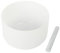 ECUTEE 10Inch Crystal Singing Bowl E Chakra Sound Meditation Quartz Crystal-silicon Bowl Sound Healing Bowl Instruments for Yoga Meditation Prayer Relaxation, with Mallet