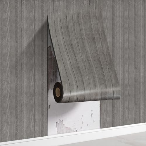 Swehooirt 3MM Thick 3D Self Adhesive Wallpaper Insulating Wood Effect Grating Panel Wallpaper Dampproof Peel and Stick Wall Panels Removable Wall Paper for Livingroom Bedroom Dark