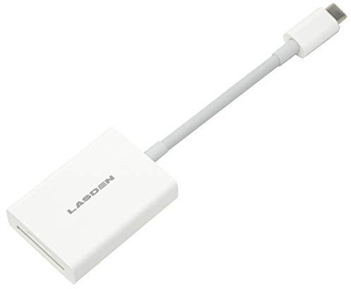 Lasden USB-C Pro Lecteur de Carte mémoire pour MicroSD/SD/SDHC/SDXC, UHS-II High Speed 2 en 1 Micro SD + SD vers USB Type C