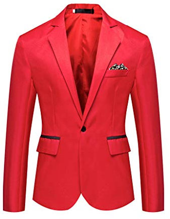 Battnot Herren Anzug Slim Fit Schwarz Blazer, Klage-Oberseiten der Männer Hochzeit Charme EIN Knopf Solide Tasche Formal Langarm Business Suit Jacke Anzüge Coat Tops Bluse Mantel Mens Outwear M-3XL