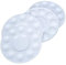 Paint Mixing Palette Tray 4 Pcs Round Plastic Art Supplies for Kids and Adults to Create DIY Craft Professional Art Painting