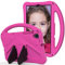 Tading Kids Case for Lenovo Smart Tab M8 for Boys Girls, M8 Tablet Case with Handle Stand for Tab M8 4th Gen TB-300FU 3rd gen TB8506F 2nd Gen TB-8505F TB-8505X - Rose