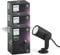 Philips Hue Lily Outdoor Spots Erweiterungsset, 3er-Pack, Schwarz, 1x8W 24V