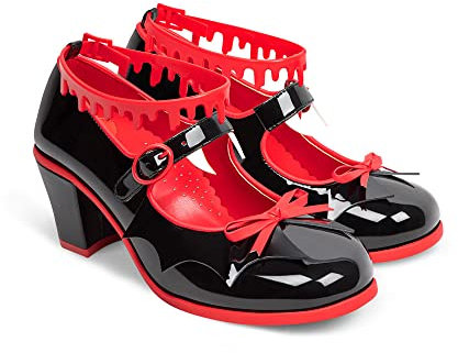Hot Chocolate Design Chocolaticas Damenschuhe, „Mary Jane“ Pumps mit mittelhohem Absatz, Mina, 43 EU