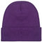 Gelante Unisex Herren Winter Beanie Strickmütze mit Bündchen, violett, Einheitsgröße