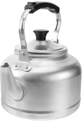 Alipis Bollitore Vintage Alluminio per Teiera da Cucina capacità Adatto Piani Cottura Gas e Aperto Design Elegante per La Preparazione di tè e Bevande Antiscottatura e Facile da Usare