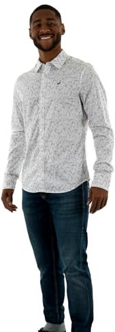 Kaporal - Chemise Blanche Fleurie Homme - Chevy - 3XL - Blanc