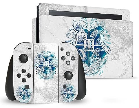 Head Case Designs Offizielle Harry Potter Hogwarts Worlds Grafiken Vinyl Haut Gaming Aufkleber Abziehbild Abdeckung kompatibel mit Nintendo Switch Console & Dock & Joy-Con Controller Bundle