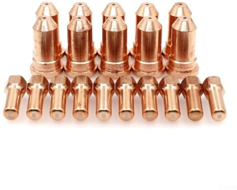 Sileduove 20 Stück Plasma-Elektroden Düsenspitze 1,4 mm für PT 100 PT-100 Schneidbrenner Plasmaschneider Ersatzteile Verbrauchsmaterialien Plasma Ersatzteile, Plasmaschneiden Düsen
