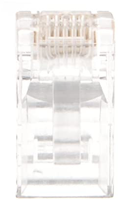 jojofuny 100stücke Crimpverbinder Set Netzwerkstecker Für Lan-kabel Mit Vergoldeten Kontakten Und Sauerstofffreiem Kupfer Für Kabelverbindungen